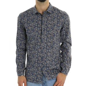 CAMICIA FANTASIA BLU